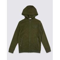 Textured Hooded Top (3-16 Years)