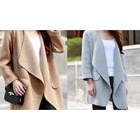 Textured Blazer Coatigan - 2 Colours