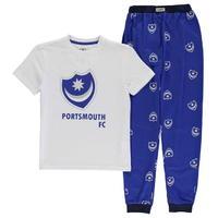 team pompey logo pyjama set junior boys