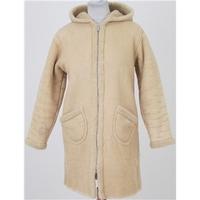 ted baker age 12 years sand coloured faux sheepskin coat