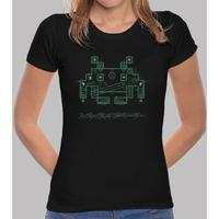 techno invader - woman t-shirt