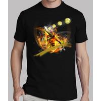 tennis t-shirt black man