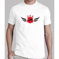 tee shirt dive man white top quality