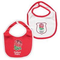 Team Rugby Football Union Two Pack Baby Bibs