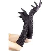 Temptress Gloves Black Long 46cm