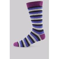 Ted Baker Navy Stripe Socks