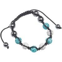 Teenage Cancer Trust Shamballa Bracelet White/Aqua