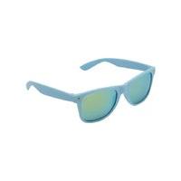 Teen girl light blue matte framed polarised mirror lense sunglasses - Blue