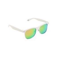 teen girl green mirrored tinted polarised lenses white half frame sung ...