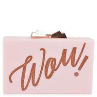 TED BAKER Wow Glitter Box Clutch Bag