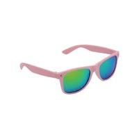 Teen girl pink matte frame polarised mirror lense 100% UV protection sunglasses - Pink