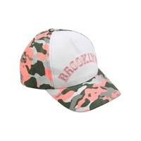 teen girl 100 cotton green and pink camo print brooklyn slogan adjusta ...