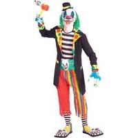 Teen Halloween Evil Clown Costume