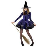 teen stripe dark fairy costume