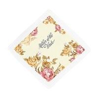 Tea Rose Print Handkerchief for the \