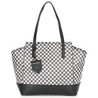 ted lapidus damier womens shoulder bag in black