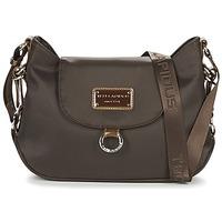 ted lapidus tonic womens shoulder bag in brown