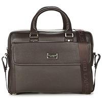 ted lapidus achille mens briefcase in brown