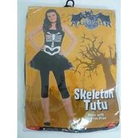 teenagers skeleton tutu costume