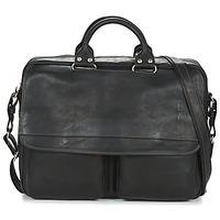 texier gladiator mens briefcase in black