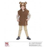 Teddy Bear Hooded Vest 113cm/134cm