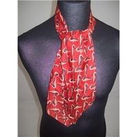 terracotta patterned cravat