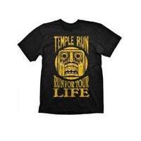Temple Run Run For Your Life Large T-shirt Black (ge1077l)