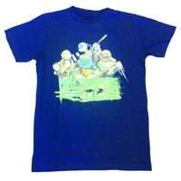 Teenage Mutant Ninja Heroes (TMNT) Kids Mutants Rule! T-Shirt 116/122 Blue
