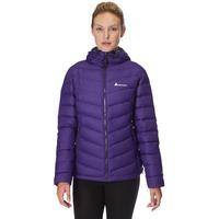 technicals womens wide baffle down jacket purple purple