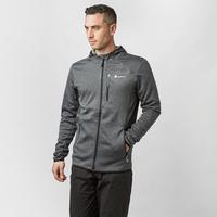 technicals mens hooded full zip fleece mid grey mid grey