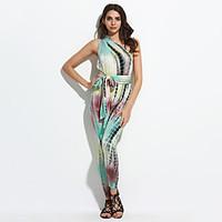 teal lime tie dye print multi way jumpsuit