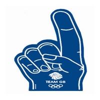 Team Gb Blue Foam Hand