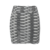 Textured Bodycon Skirt