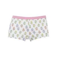 Teen girl cotton blend poodle print stretch branded waistband boxer briefs - Multicolour