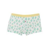 teen girl branded elasticated waistband pastel cactus print boxer brie ...