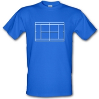 Tennis Court male t-shirt.