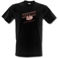 team sloth male t shirt