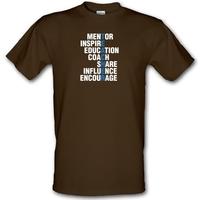 Teacher Quote male t-shirt.