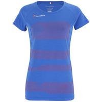 Tecnifibre F1 Girls Stretch T-Shirt - Blue, 8 - 10 Years