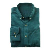 teal blue pin cord casual shirt m standard shortened savile row