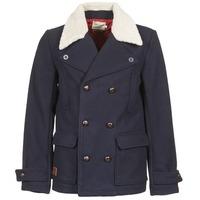 teddy smith mathieu mens coat in blue