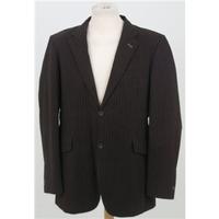 Ted Baker, Size XL, Brown pin stripe suit jacket