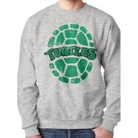 teenage mutant ninja turtles shell mens medium crewneck sweatshirt gre ...