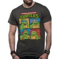 Teenage Mutant Ninja Turtles Group Shot T-Shirt Medium - Black