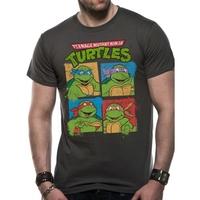 teenage mutant ninja turtles group shot t shirt large black