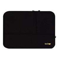 Techair 11.6 Inch Black Sleeve With Pockets And A Contrasting Faux Fur Lining