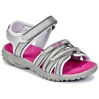 teva tirra girlss childrens sandals in silver