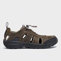 teva mens kimtah leather sandal brown