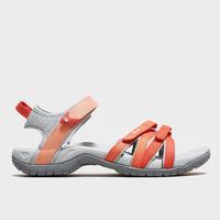 teva womens tirra leather sandal pink