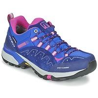 tecnica t cross low goretex womens walking boots in blue